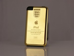 beckham ipod small 300x225 David Beckham's Gold iPod Touch