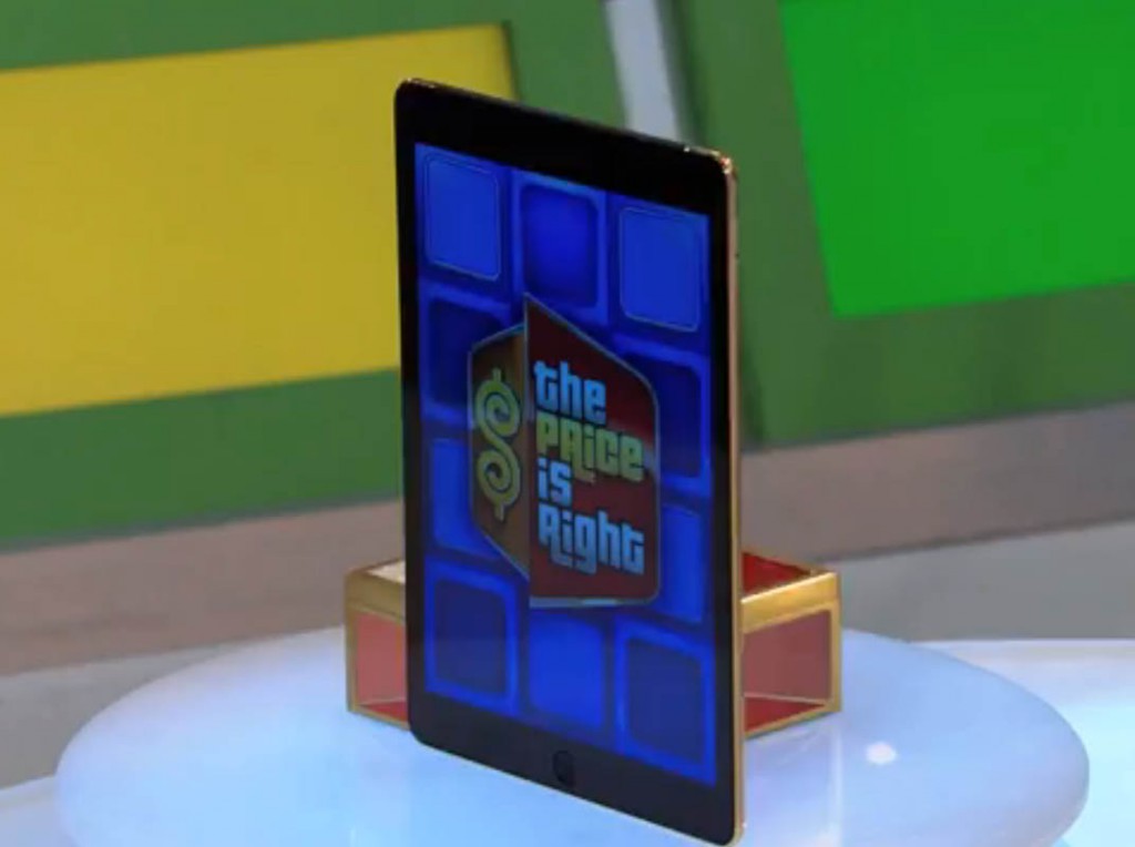 Goldgenie 24k Gold iPad Air 2 The Price is Right 1024x764 Goldgenie featured on top American Gameshow The Price is Right