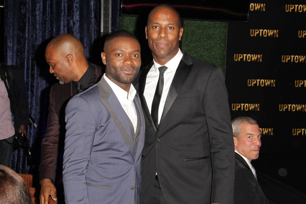 Teal Moss Photography Uptown Pre Oscar Party 2015 David Oyelowo and Laban Roomes 1024x682 Goldgenie at the Oscars