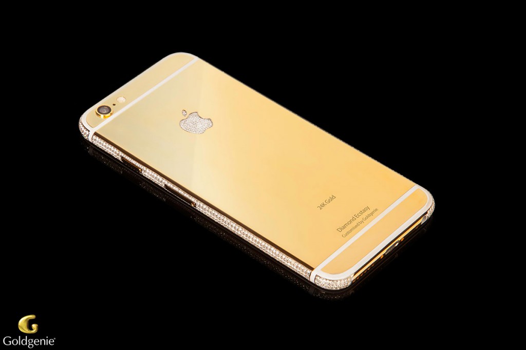 Diamond 24k Gold iPhone 6 1024x682 Goldgenie's New iPhone 6 Collection on display in Selfridges London