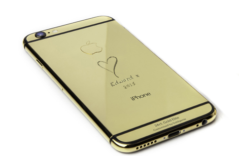 Personalised 24k Gold iPhone 6