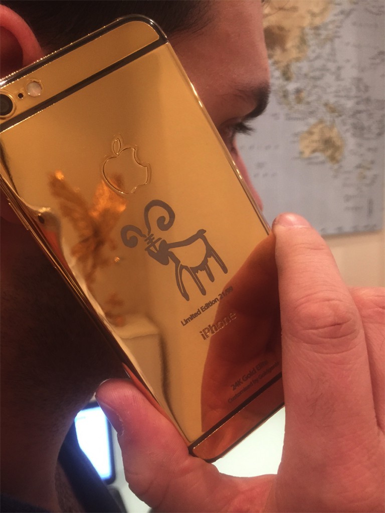 Year of the Goat iPhone Will 768x1024 Goldgenie's Golden Goat Emerges from the Workbench