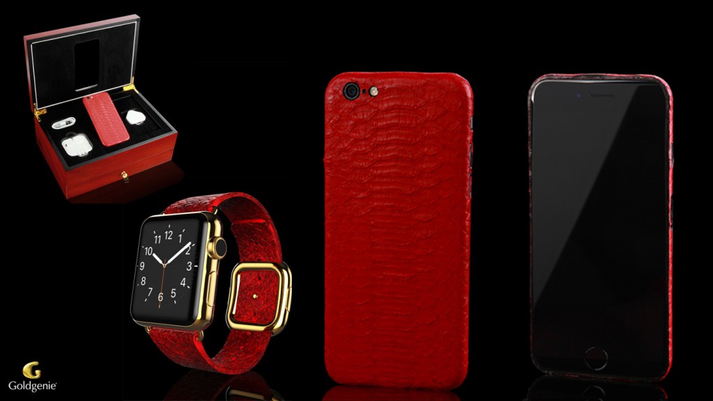 Red Python Apple Watch iPhone 6 1024x576 Goldgenie Exotic iPhone 6 Range