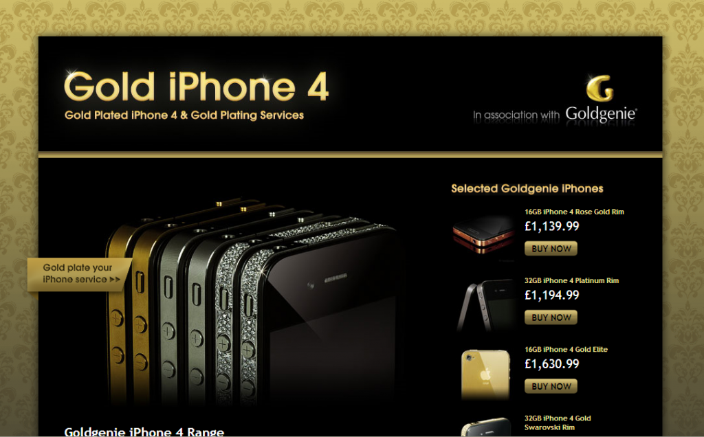 GGiPhoneSite 1024x636 Goldgenie's Gold iPhone 4 Website