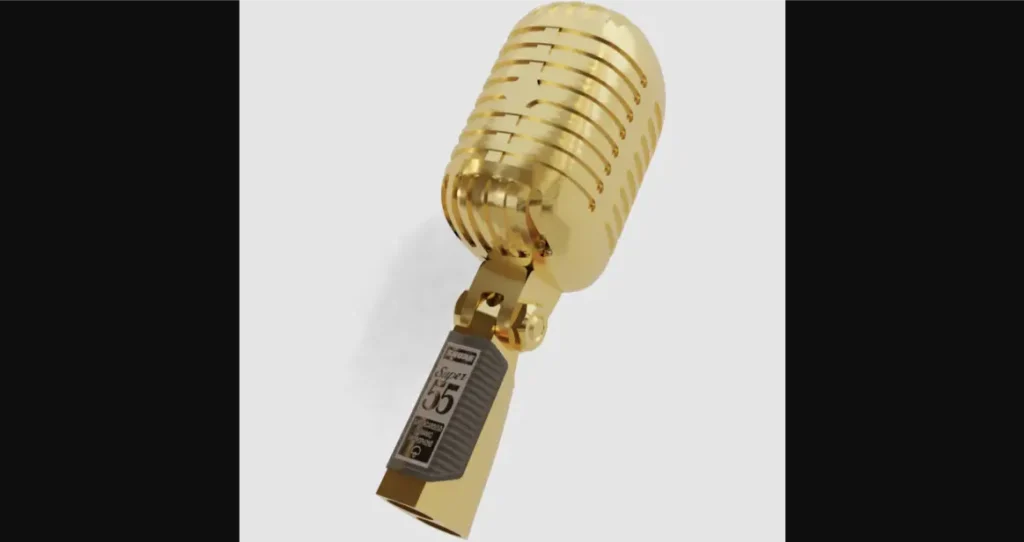 24k Gold SHURE SM55