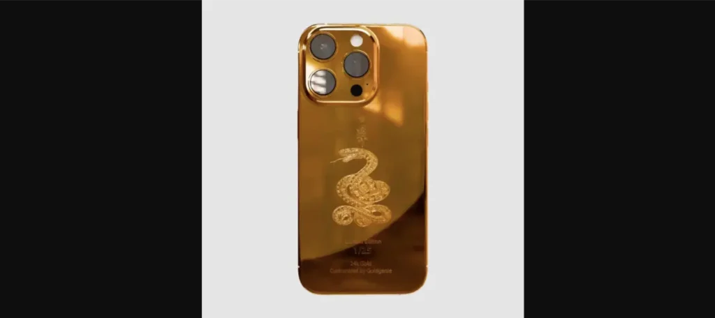 24k Gold Year of the Snake iPhone 16