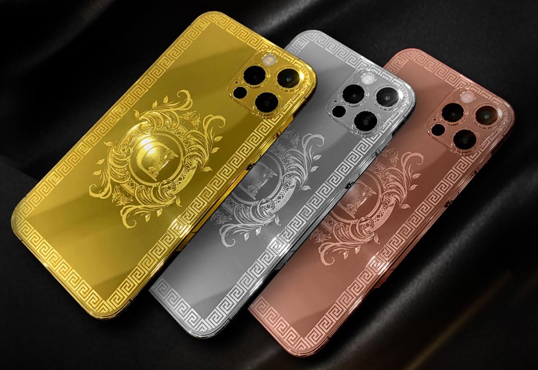 Limited-Edition Custom Gold iPhone 13s