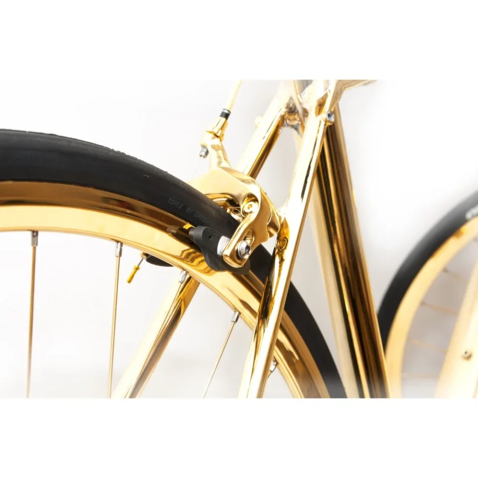 24K Gold Men s Racing Bike Goldgenie