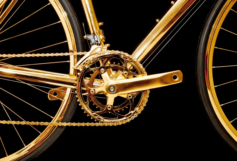 24k Gold Racing Bike Goldgenie 2