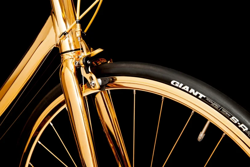 24k Gold Racing Bike Goldgenie 4