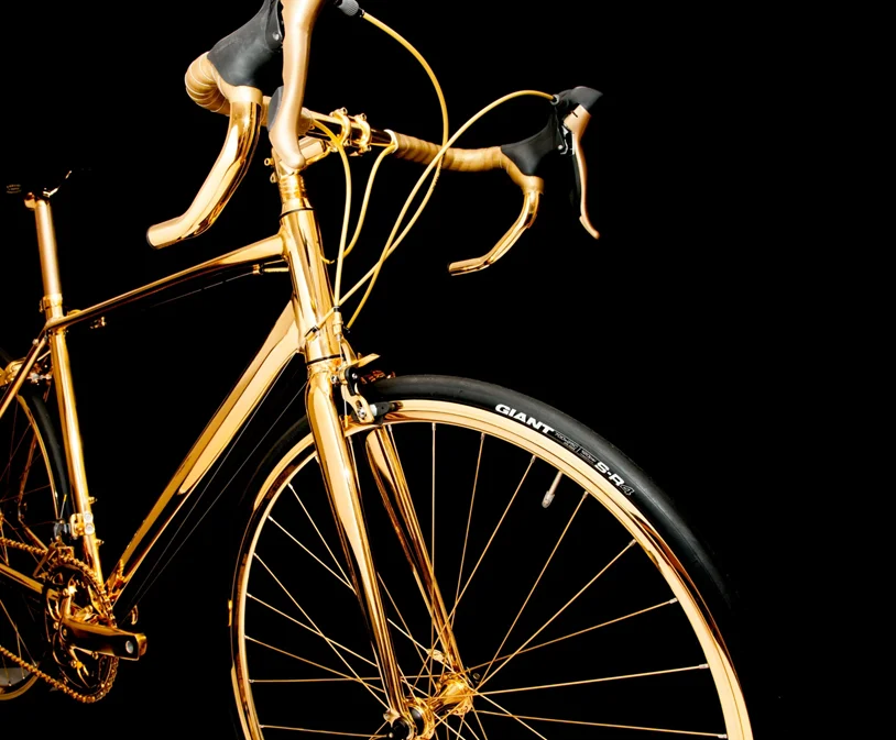 24k Gold Racing Bike Goldgenie 5