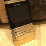 Gold BlackBerry Porsche