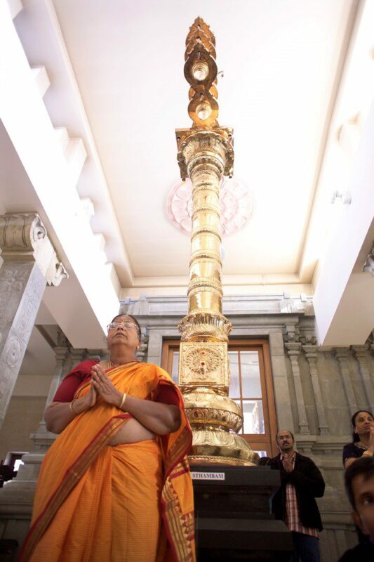 Image of Neasden temple gold plated items