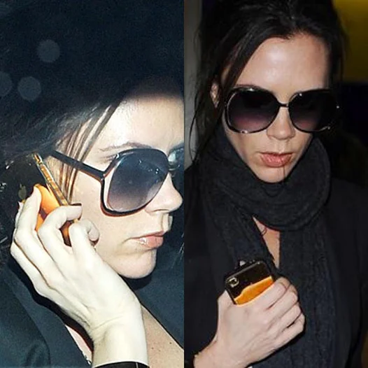 Victoria Beckham Gold iPhone Focus