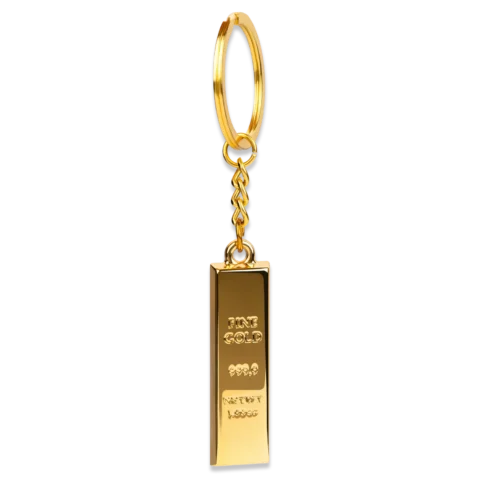 Gold Bullion Key Ring