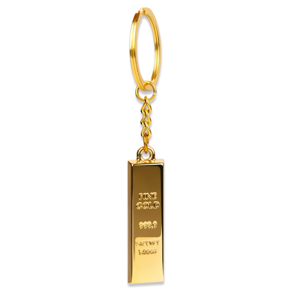 Gold Bullion Key Ring