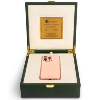 Luxury Rose Gold iPhone 16 Pro & Pro Max with Luxury Box