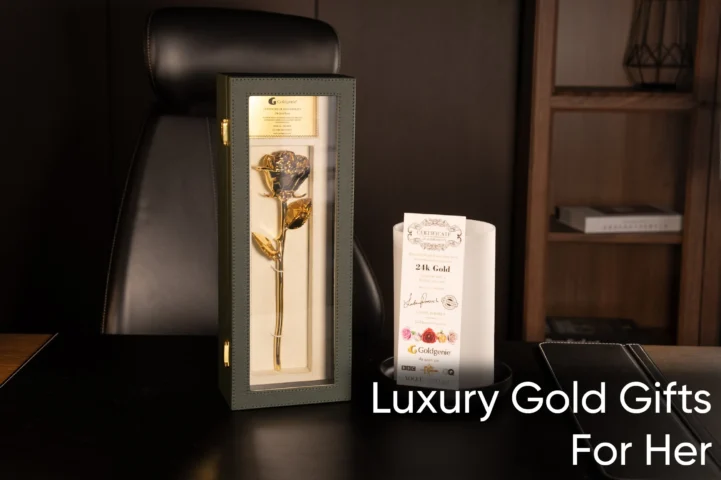 Luxury gold gifts for her