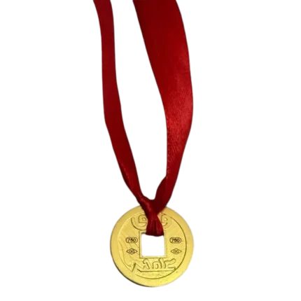 18k Solid Gold I Ching Set of 3 Coins