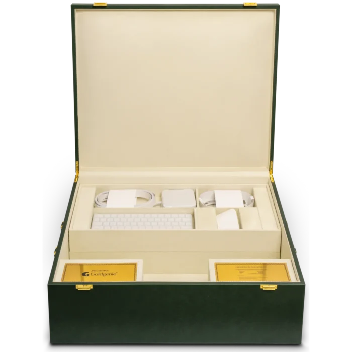 24K Gold M3 iMac 24 inch 4.5k Luxury box full view