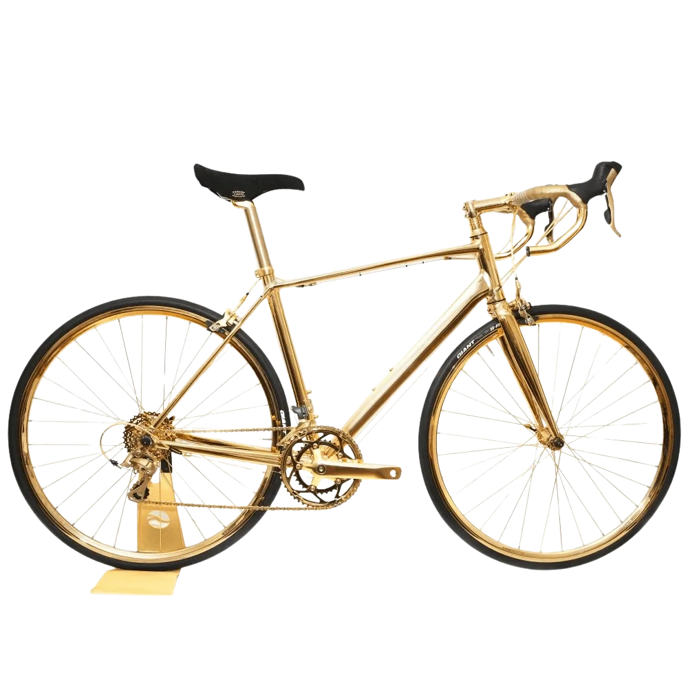 24K Gold Mens Racing Bike