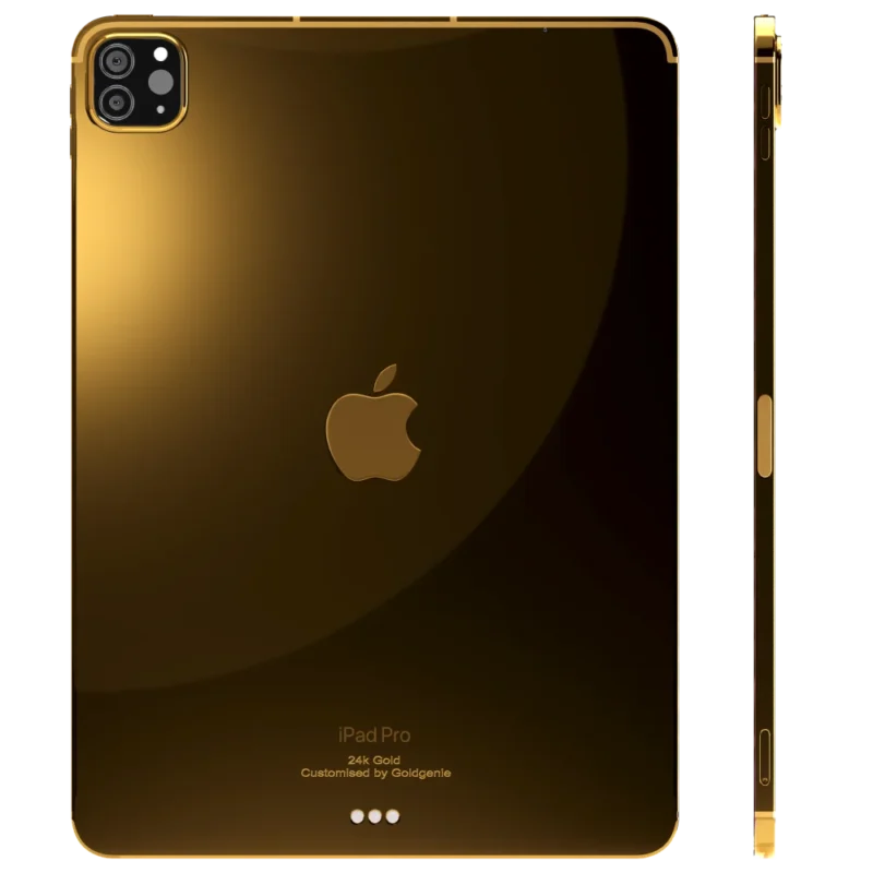 24K Gold iPad Pro WiFi Cellular back