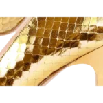 24k Gold Shoes close view