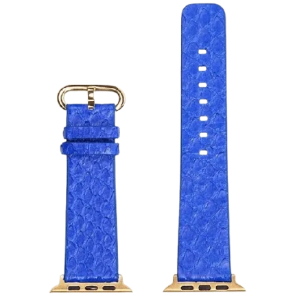 Blue Python Apple Watch 9 Strap