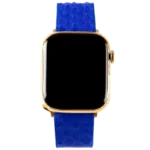 Blue Python Apple Watch 9 Strap Front