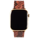 Brown Python Apple Watch 9 Strap 1