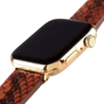 Brown Python Apple Watch 9 Strap 2