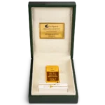 Gold Bullion Electric Arc Lighter in luxury box