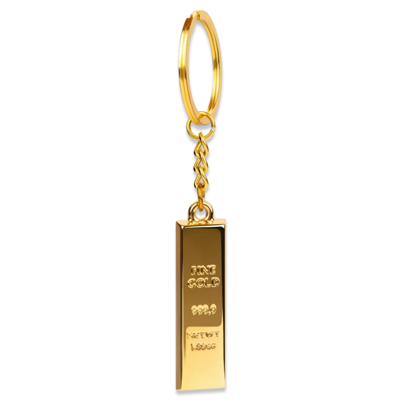 Gold Bullion Key Ring