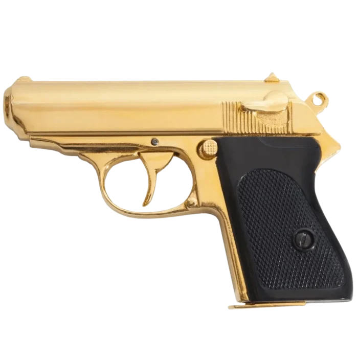 Gold James Bond 007 Gold Walther Pppk Gun