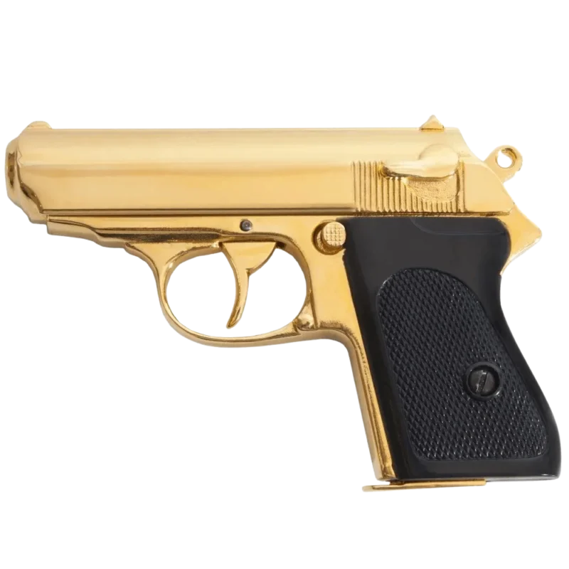 Gold James Bond 007 Gold Walther Pppk Gun