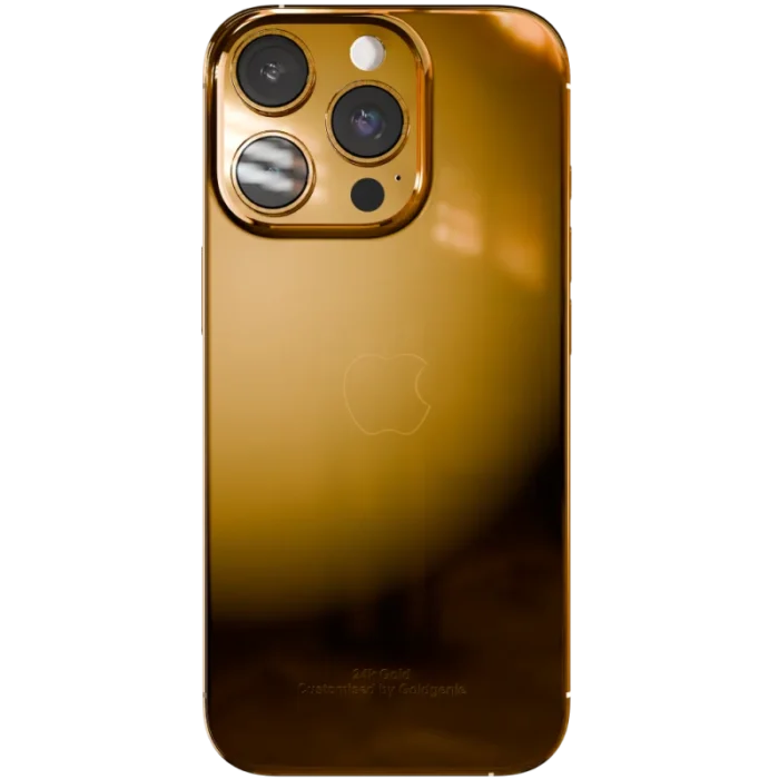 Luxury 24k Gold iPhone 16 Pro Pro Max back