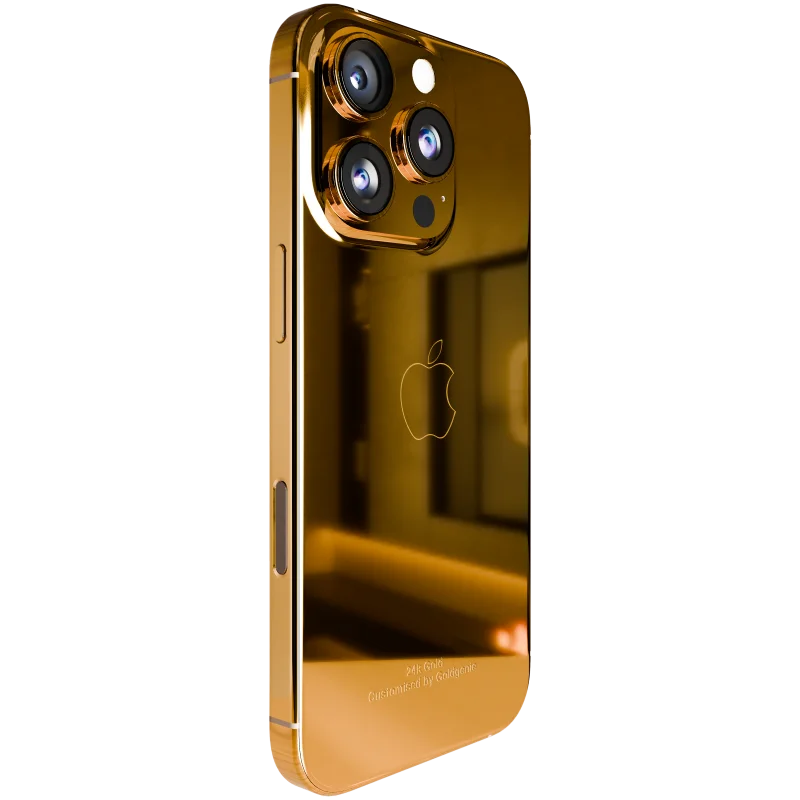 Gold iPhone 16