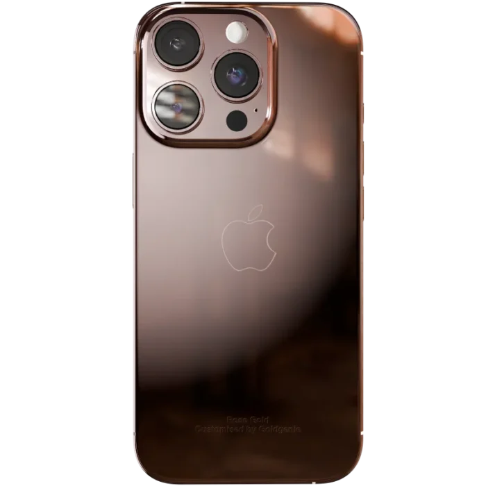 Luxury Rose Gold iPhone 16 Pro & Pro Max back