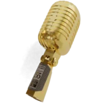 The SHURE SM55 Super Deluxe – 24k Gold Plated Vocal Microphone