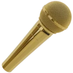 The SHURE SM58 – 24k Gold Plated Dynamic Microphone