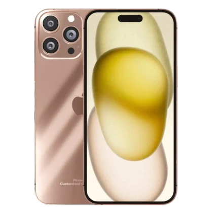 luxury rose gold iphone 15