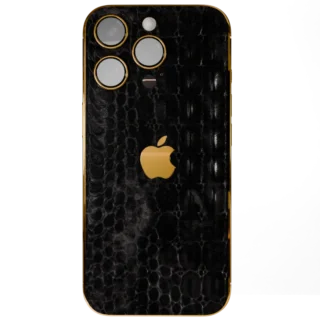 Black Croc Elite iPhone 16 Pro & Pro Max back