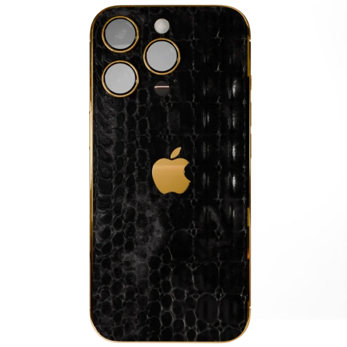 Black Croc Elite iPhone 16 Pro Pro Max back.webp