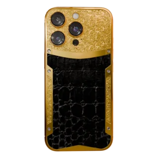 Black Croc Supreme iPhone 16 Pro and Pro Max