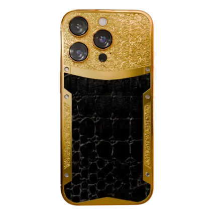 Black Croc Supreme iPhone 16 Pro and Pro Max