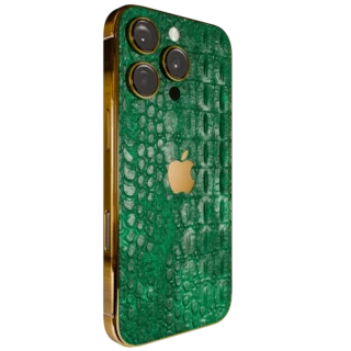 Green Croc Elite iPhone 16 Pro & Pro Max