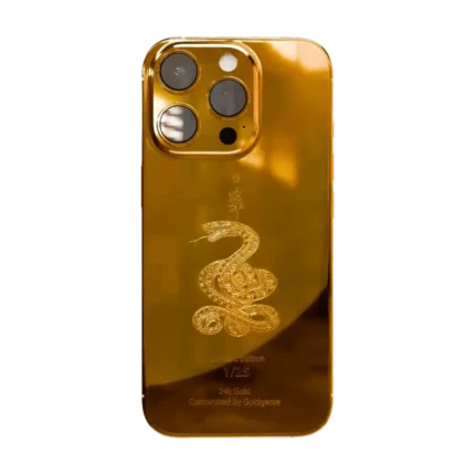 24K Gold Year of the Snake 2025 iPhone 16 Pro & Pro Max – Limited to Just 25 Pieces