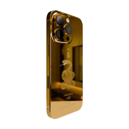 24K Gold Year of the Snake iPhone 16 Pro & Pro Max