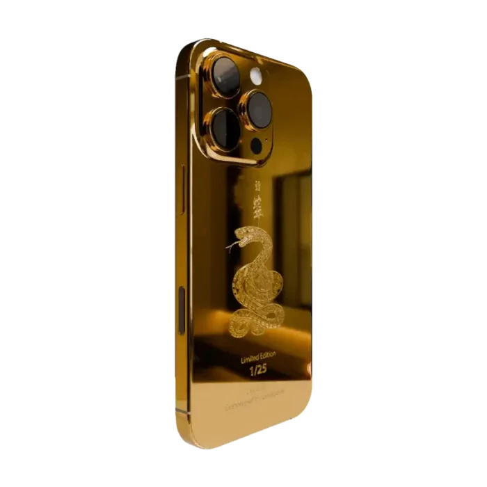 24K Gold Year of the Snake iPhone 16 Pro & Pro Max