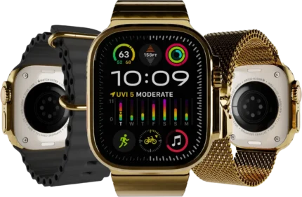 Luxury Timepiece 24K Gold Apple Watch Ultra 2